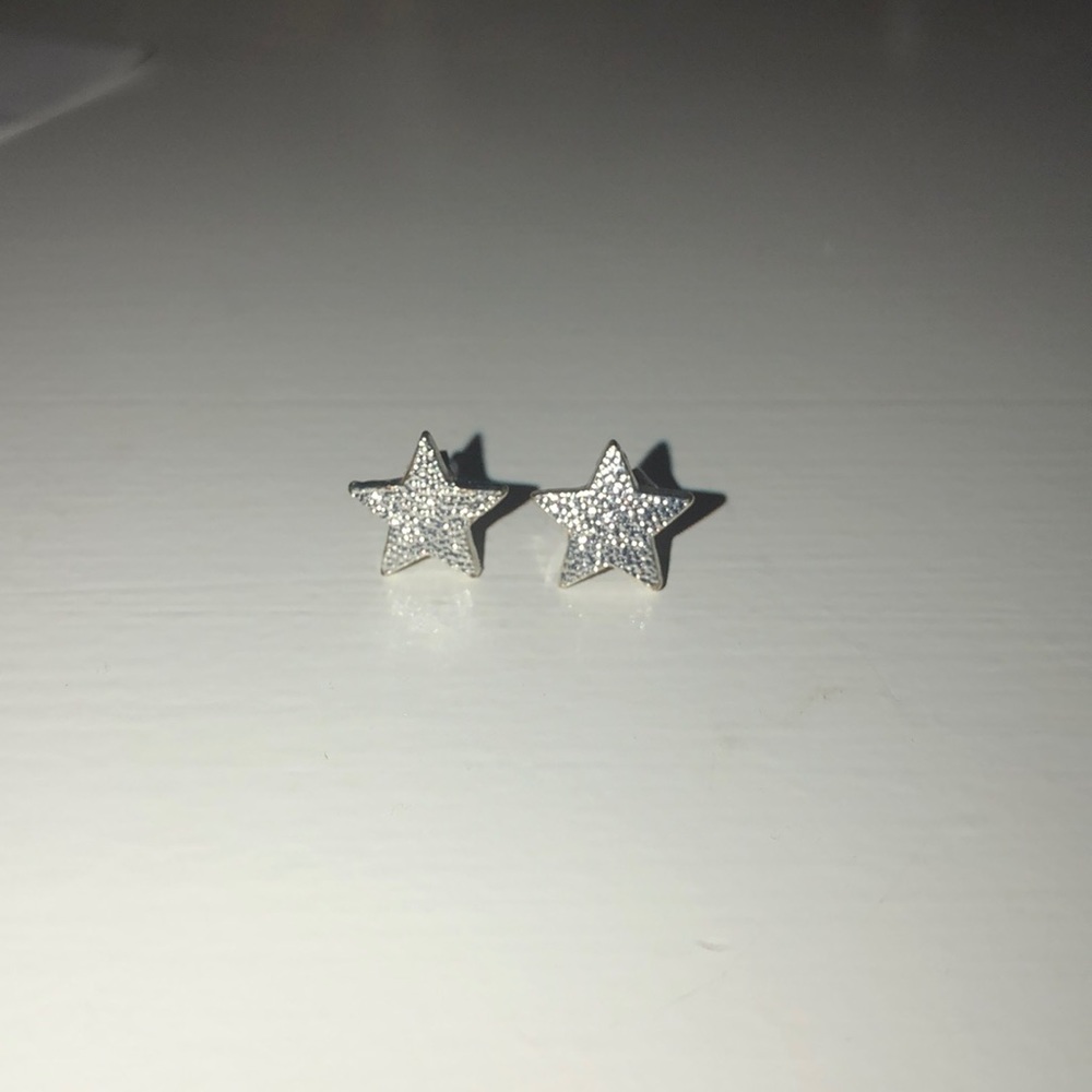 Claires star sterling silver earrings!